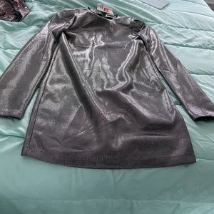 Silver shimmer dress